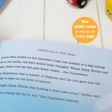 Personalised Marvel Spiderman Collection Standard Book Extra Image 3